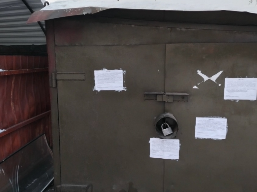 В Чите ищут владельца металлического гаража