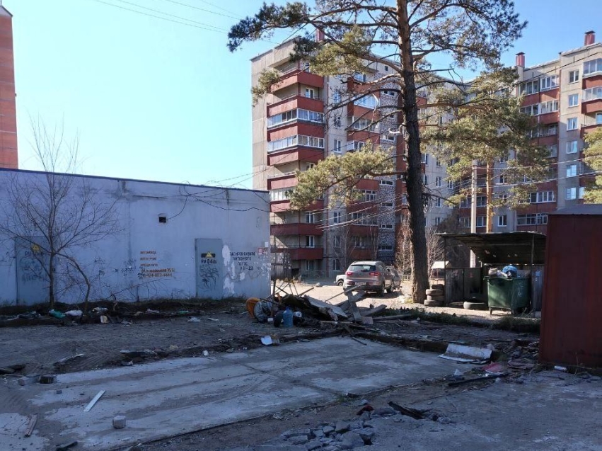 Уведомление о демонтаже и вывозе металлических гаражей