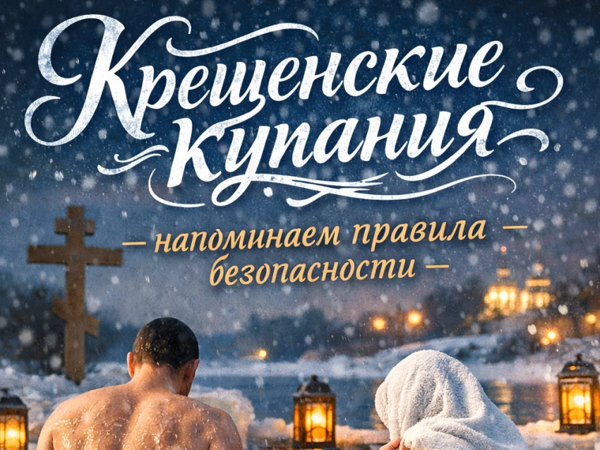 Крещенские купания – напоминаем правила безопасности
