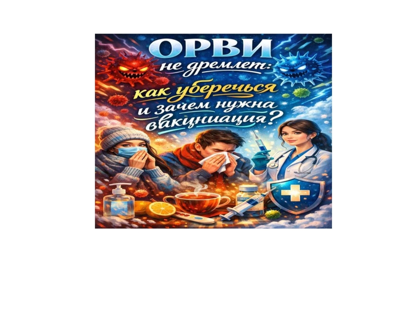 ОРВИ не дремлет: как уберечься и зачем нужна вакцинация?