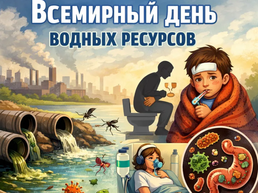 «Всемирный день водных ресурсов.  Загрязнение водоемов как серьезная проблема в распространении инфекционных заболеваний»