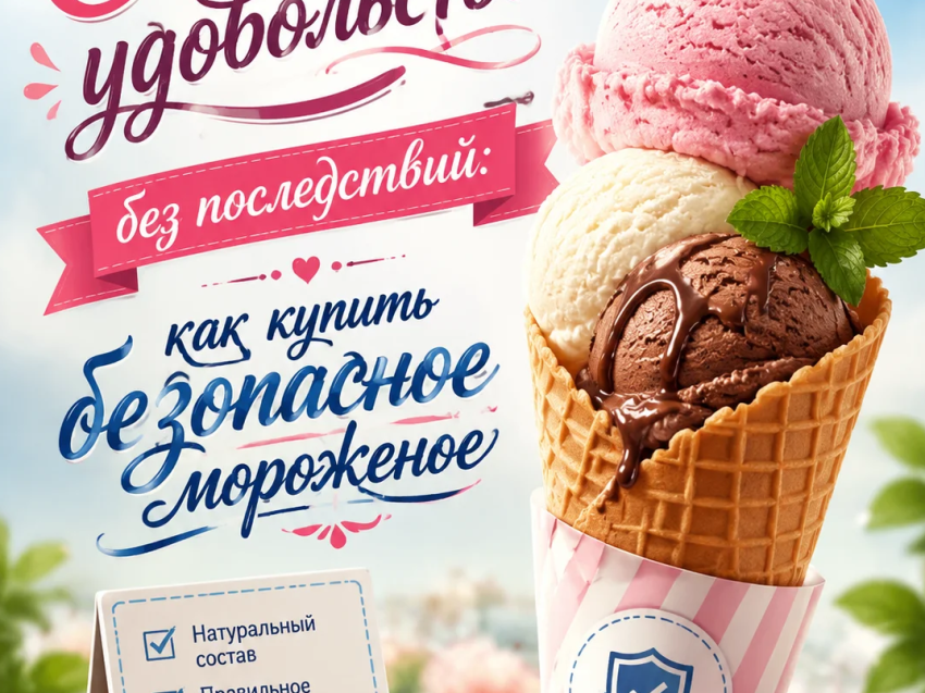 Сладкое удовольствие без последствий: как купить безопасное мороженое