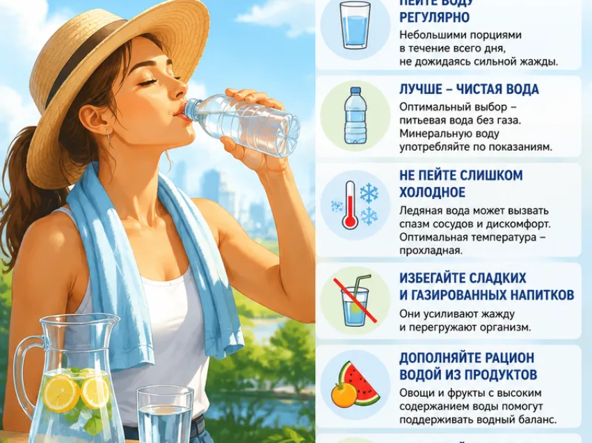 Гигиенисты советуют: как правильно и безопасно утолять жажду летом
