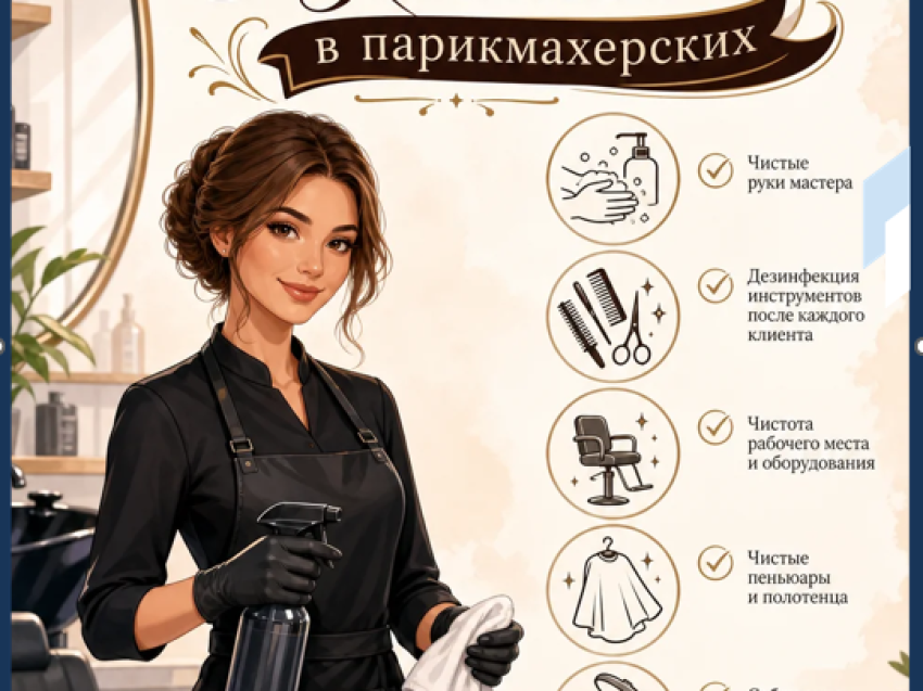 Правила гигиены в парикмахерских