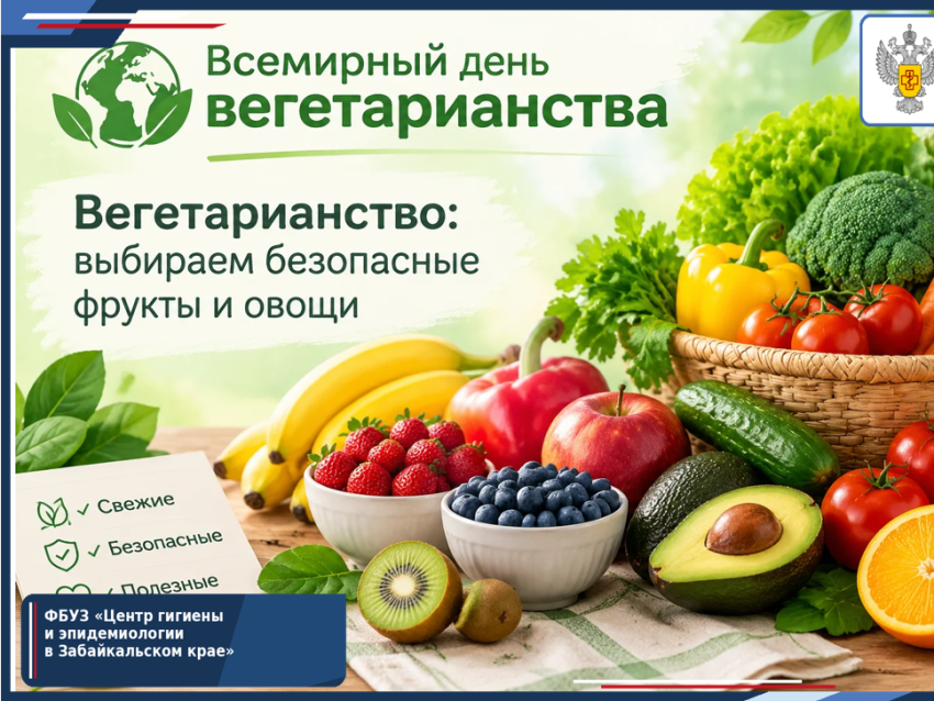 Всемирный день вегетарианства: выбираем безопасные фрукты и овощи 