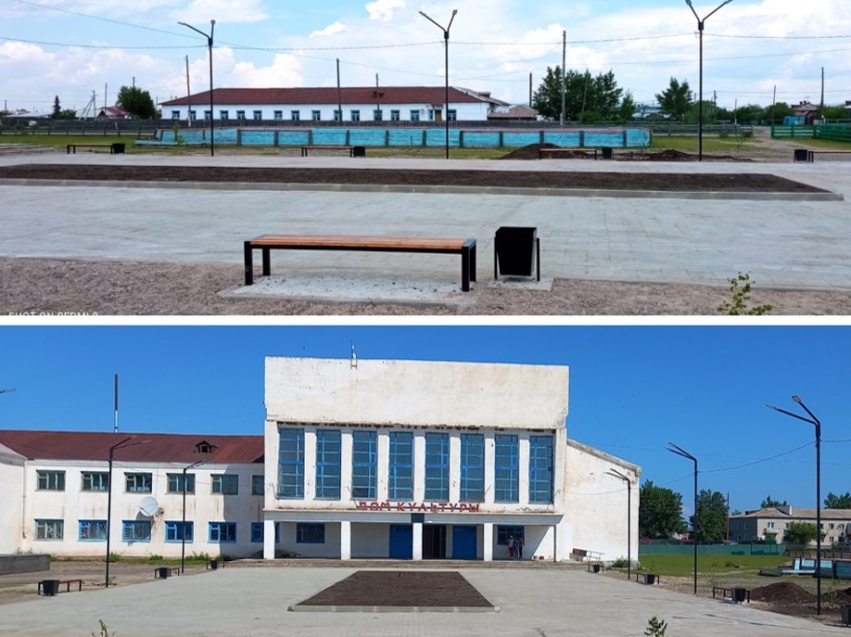 Тренажеры и обновленная площадь появились в двух поселениях Zабайкалья благодаря нацпроекту