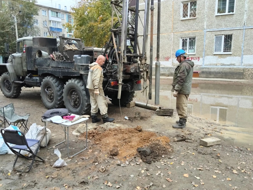 В 5 микрорайоне посёлка Текстильщиков проведены изыскания для проектирования ливневой канализации