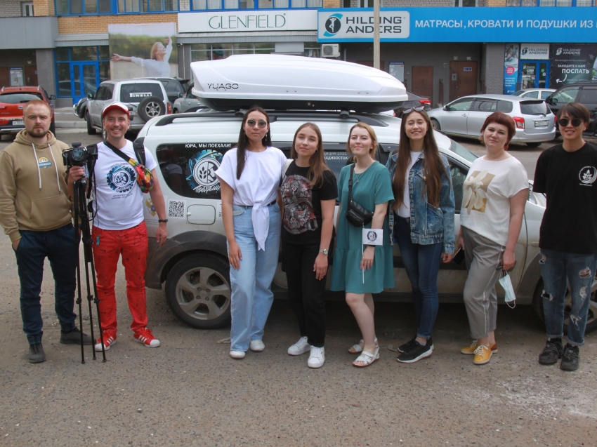 Команда автоэкспедиции Карелия – Владивосток побывала в столице Забайкалья