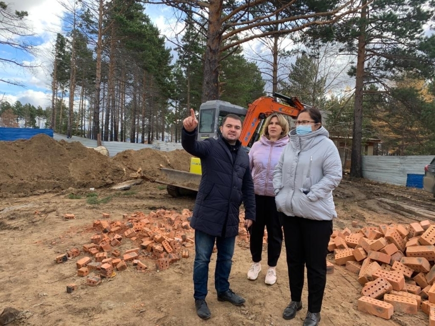 Татьяна Цымпилова проверила ход строительства детских садов в Читинском районе Забайкалья