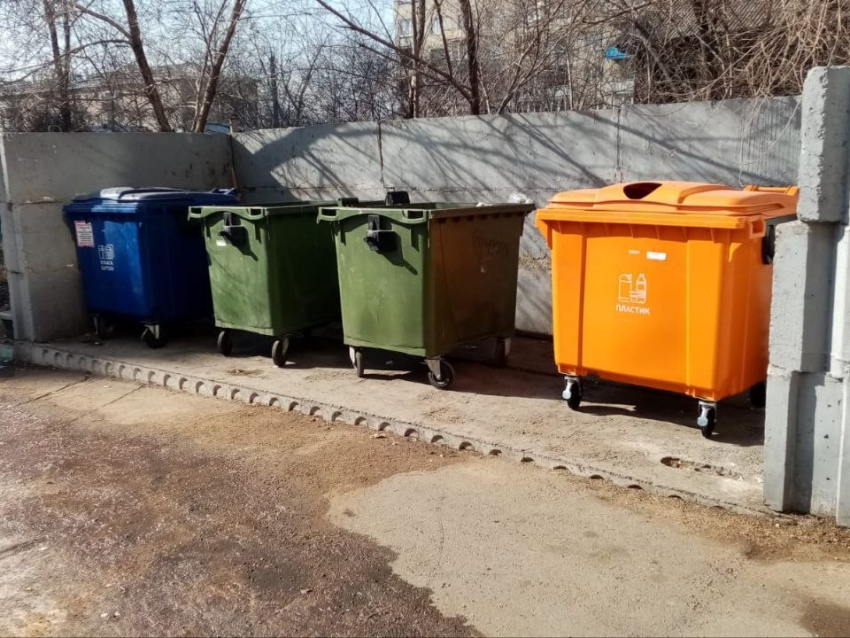 В столице Забайкалья продолжается установка контейнеров для раздельного сбора отходов