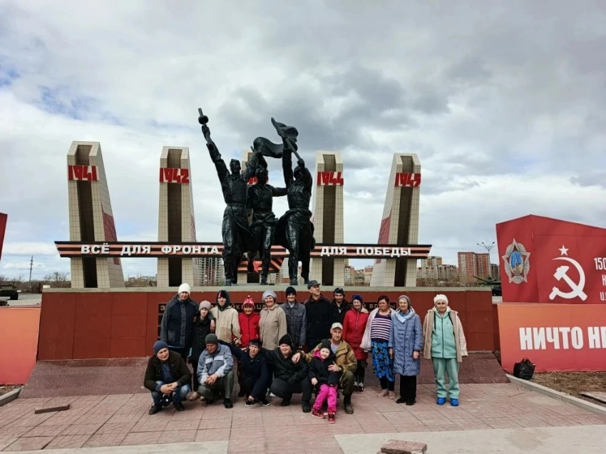 ​Воспитанники Зыковского дома-интерната посетили мемориал боевой славы 