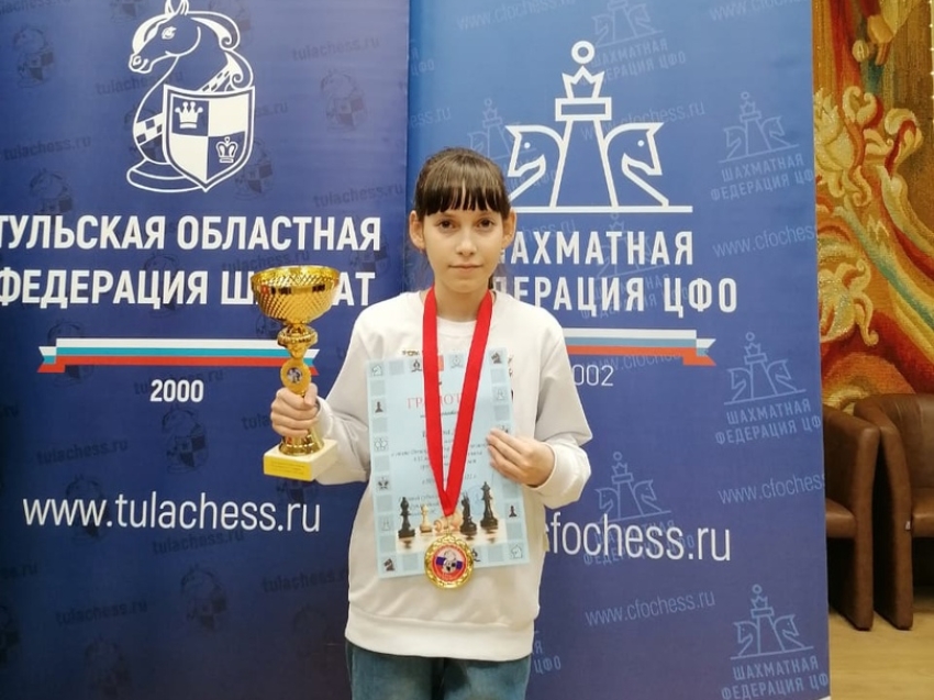 Юная шахматистка из Забайкалья завоевала первое золото в новом году в Туле