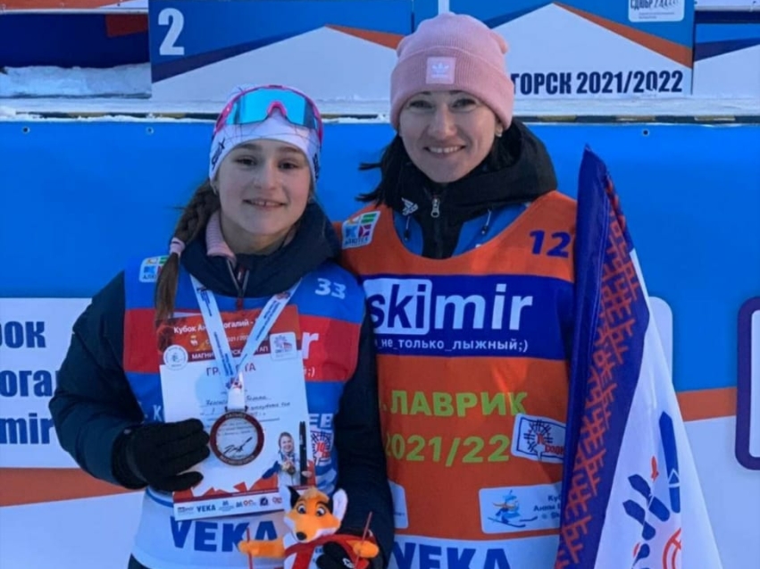 Юная Забайкальская биатлонистка выиграла «серебро» на Всероссийском кубке в Магнитогорске