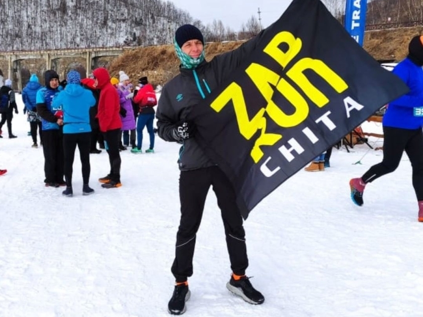 Забайкалец Иван Пешков завоевал серебро на забеге по льду озера Байкал