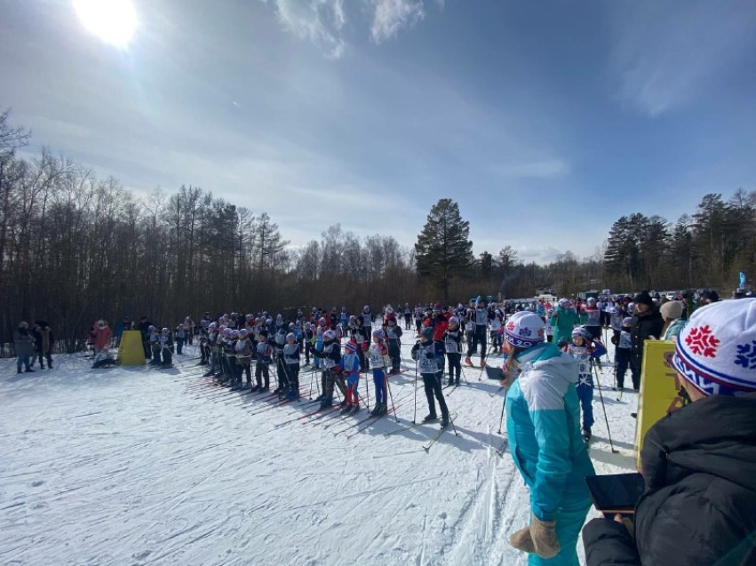 «Лыжня России-2022» собрала около 600 участников на старте в Zабайкалье