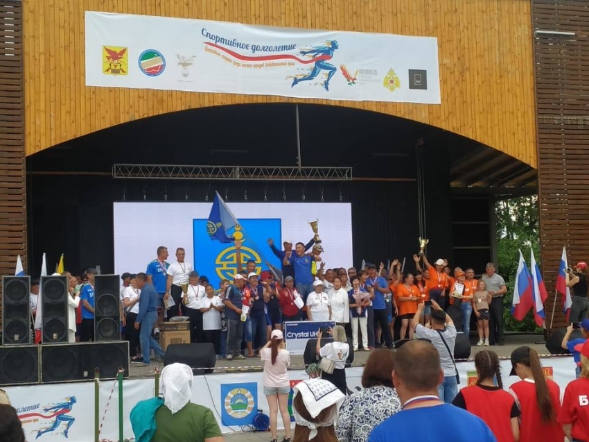 Команда из Агинского победила в соревнованиях на фестивале «Спортивное долголетие»