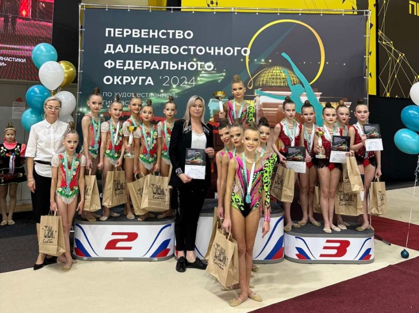 Первую победу одержала сборная Забайкалья по художественной гимнастике в тренировочном сезоне 2024 года 