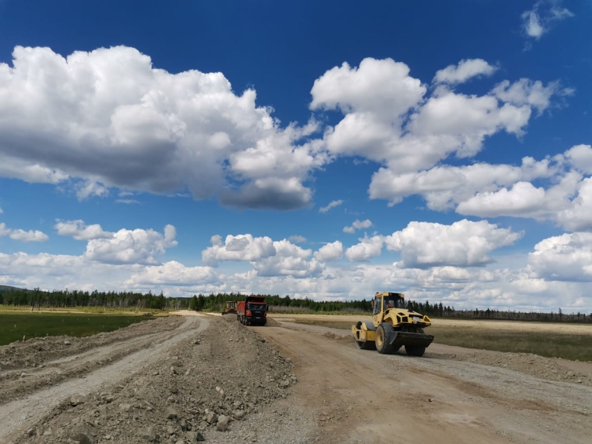 Дорогу к селу Тасей в Читинском районе реконструируют до конца октября