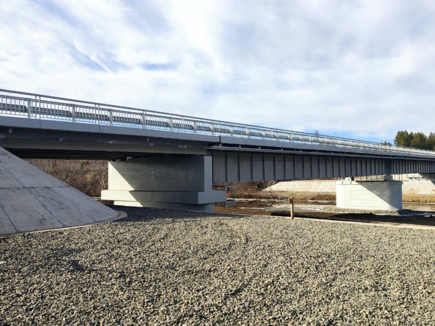 Мост на федеральной трассе в Забайкалье капитально отремонтировали впервые за 48 лет 