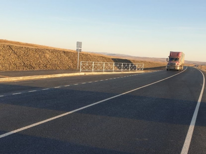 Дорожники закончили капитальный ремонт трассы на границе двух районов Забайкалья