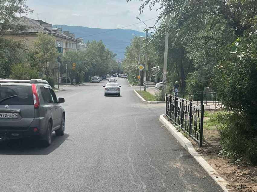 В Чите завершен ремонт улицы Николая Островского – дорогу ввели в эксплуатацию 