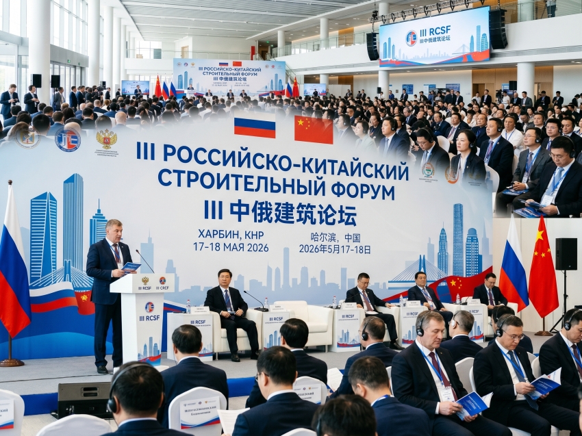 17-18 мая 2026 года в Харбине пройдет III Российско-Китайский строительный форум