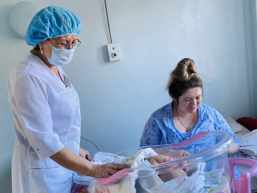 Пятикилограммовая девочка родилась в Чите