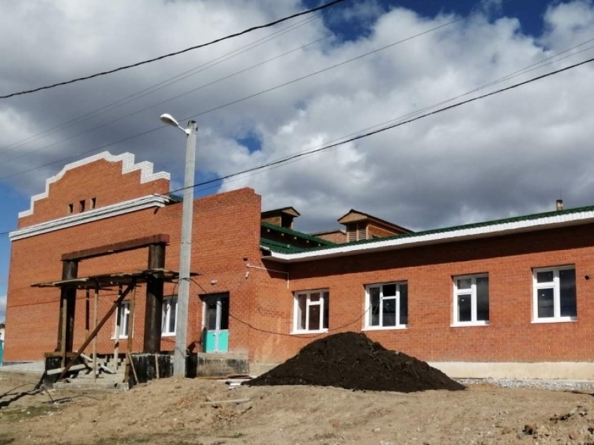 Новый Дом культуры готовится к открытию в забайкальском селе Цаган-Челутай