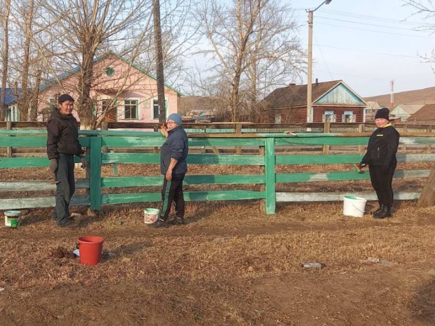 ТОСы Могойтуйского района продолжают благоустраивать села