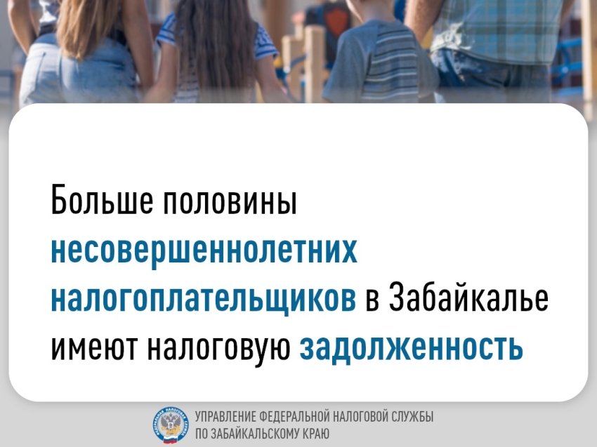 Задолженность по имущественным налогам имеют около 40 тысяч жителей края до 18 лет.