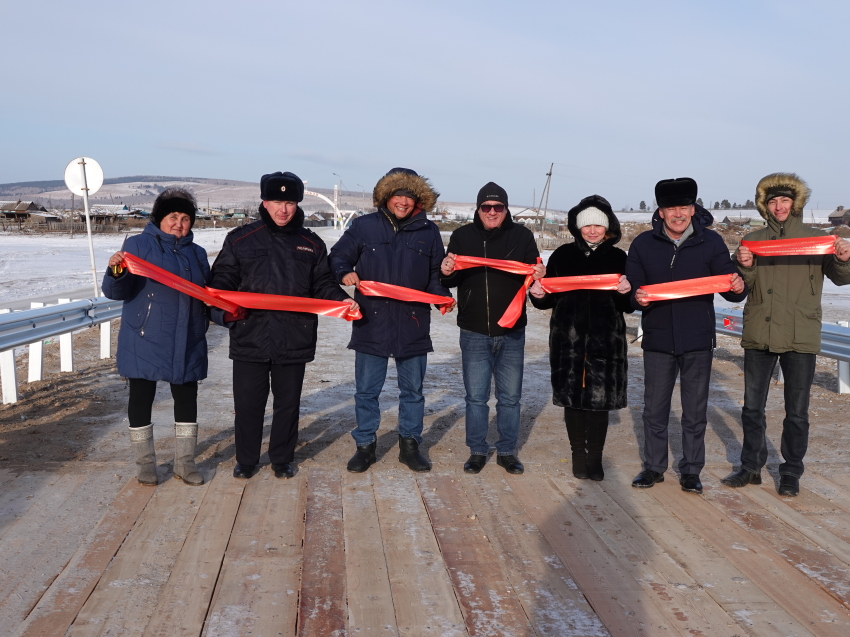 Открытие моста в сельском поселении «Зюльзинское» Нерчинского района