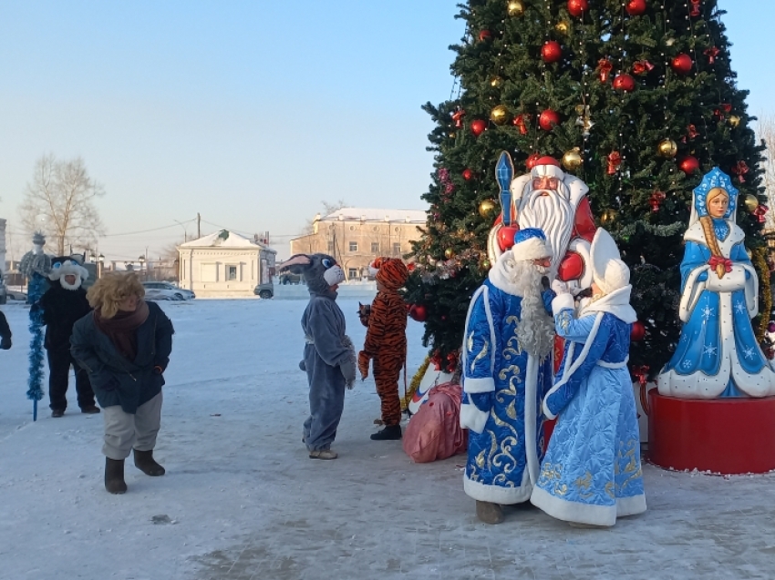 В Нерчинске прошло открытие Главной Елки города