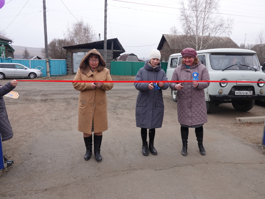 В школе №2 г. Нерчинска открыли обновленную площадку двора