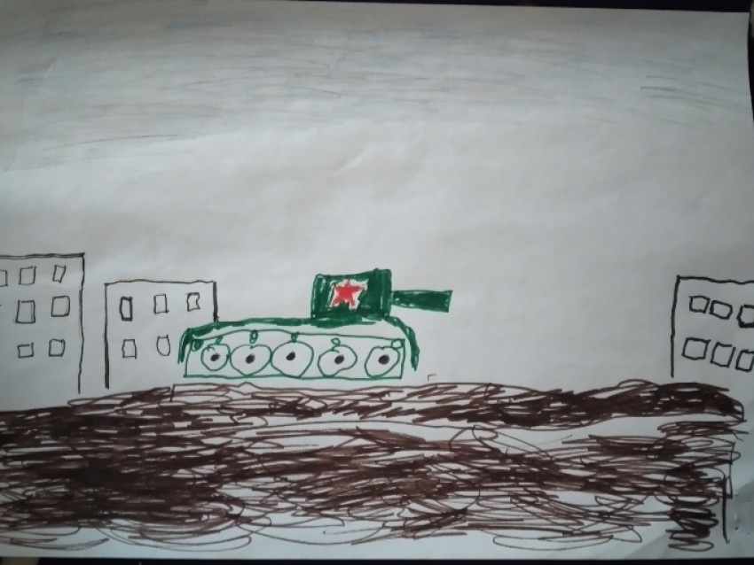 Конкурс рисунков среди детей, посвященный блокаде Ленинграда