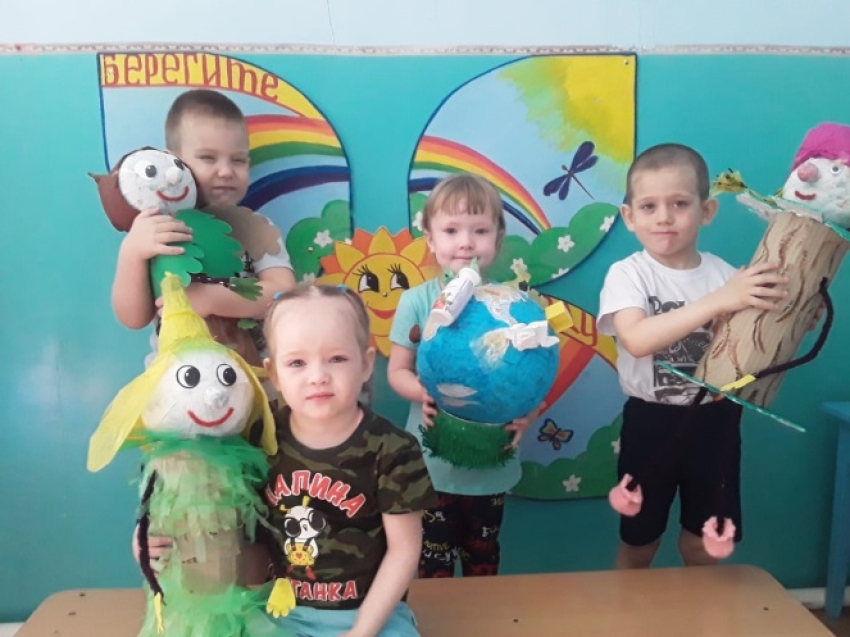 Детский сад села Дунаево Сретенского района Zабайкалья занял второе место во Всероссийском экоконкурсе на лучшую поделку