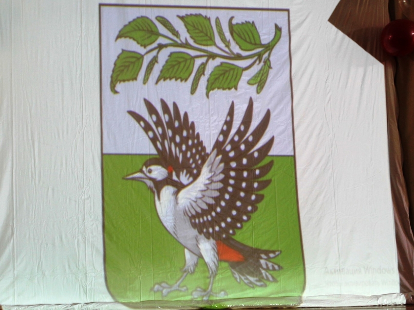 Сельское поселение в Zабайкалье обзавелось собственным гербом с изображением дятла