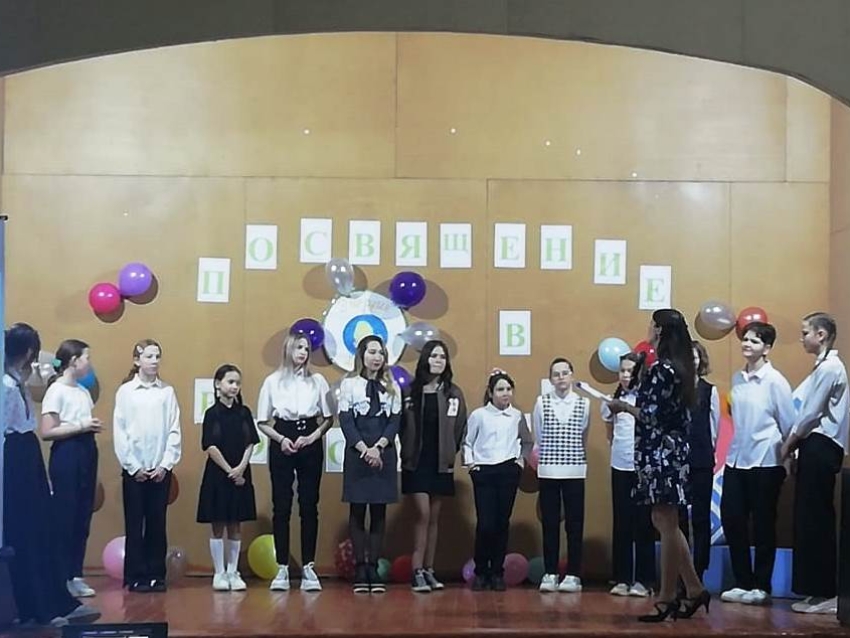 Посвящение в волонтёры состоялось в  Кокуйской школе №1