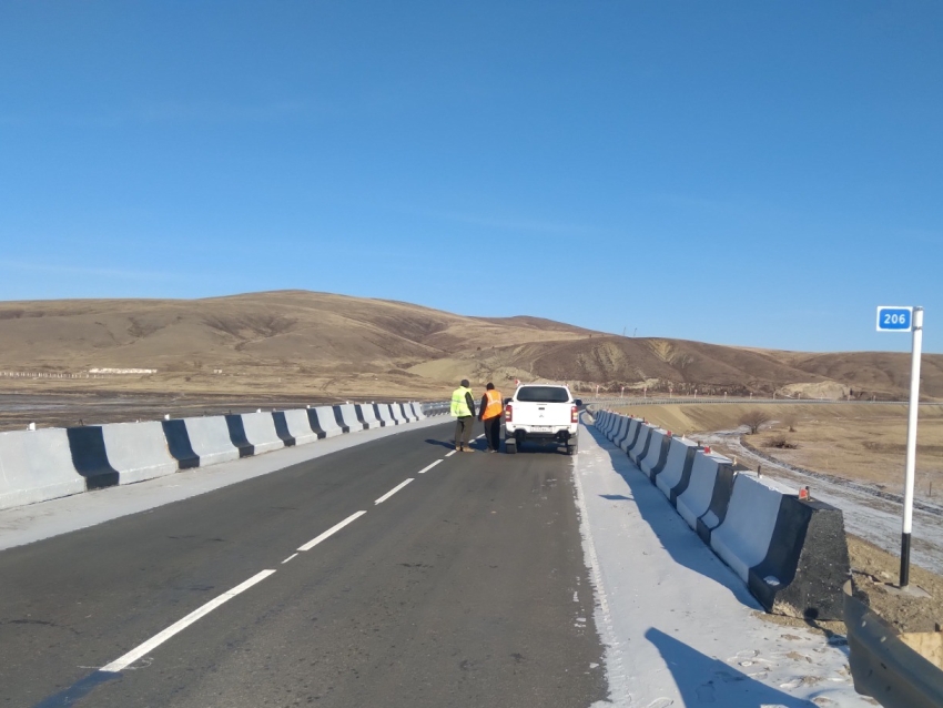 В Сретенском районе отремонтировали два участка региональной автодороги