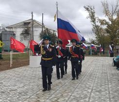 Открытие аллеи Победы в сельском поселении Погадаево