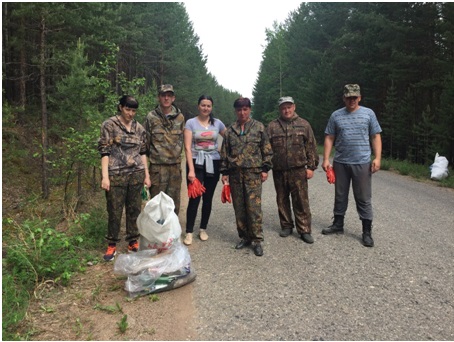 Ликвидация свалок в парке Красный Чикой