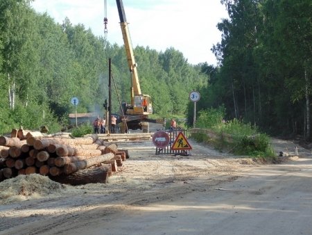 В Забайкальском крае началось восстановление сгоревших в апреле мостов