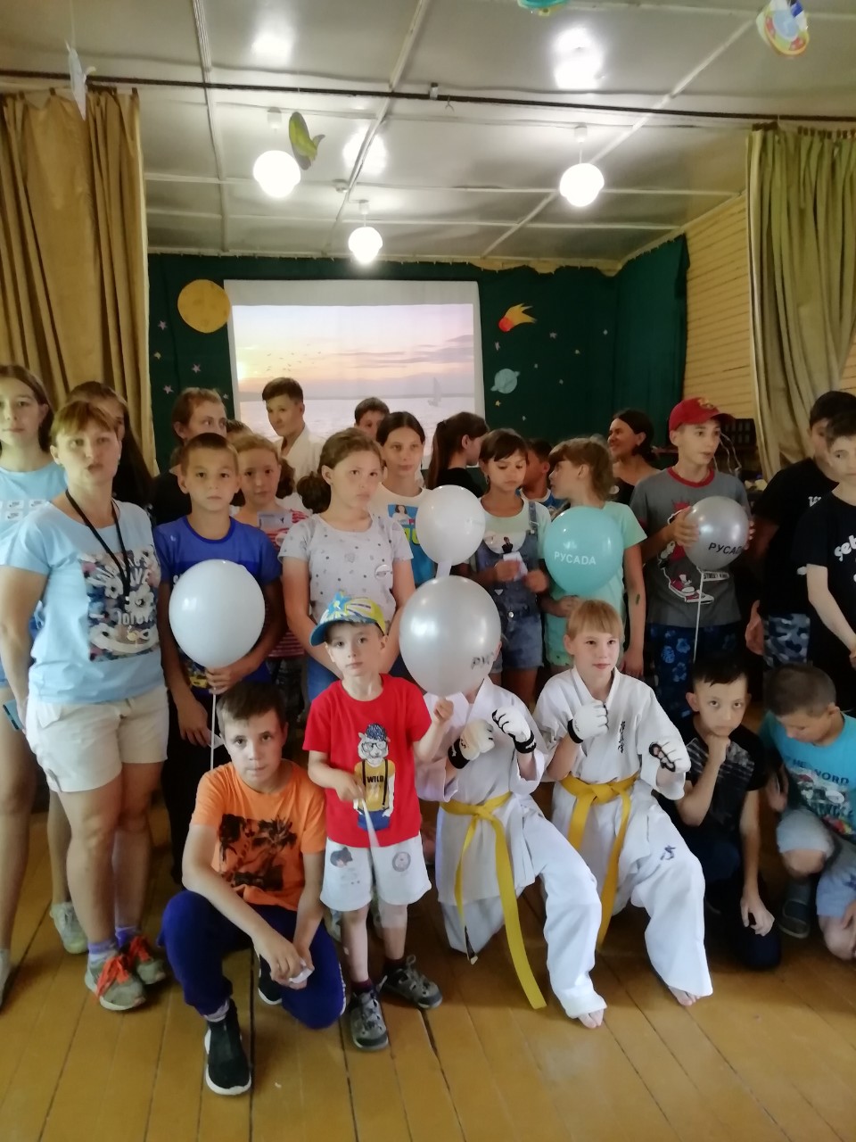 Спортивный десант посетил загородный детский оздоровительный лагерь «Березка» на озере Арахлей
